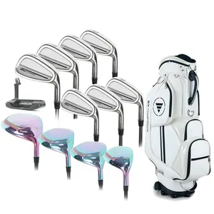 Set Golf Kustom untuk Wanita, Set Tongkat Golf Ukuran Ekstra Besar, Set Tongkat Golf Kualitas Tinggi, Set Lengkap untuk Wanita