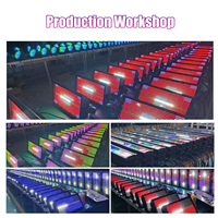Luz Estroboscópica LED de 48+8 Segmentos, Luces DJ RGBWA DMX512, Súper Brillante, Efecto de Persecución de Píxeles, para Discotecas, Bares, KTV, Escenarios, Fábricas