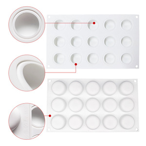 15 Cavity Round Mousse Cake Mold DIY Chocolate Mold For Baking Cake Tools - Product Image 5
