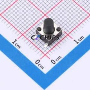 TS014-TBW1FH8.0 Tactile Switch SMD-4P,6x6mm Switch Single Pole Single Throw Round Button 2.5N Vertical Mount - Product Image 1