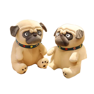 Animal en peluche doux avec remplissage en coton PP oreiller de couchage pour chien en peluche dessin animé <span class=keywords><strong>Ugly</strong></span> Shar Rin Pug Dog - Product Image 1