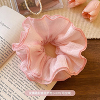 Nouveaux chouchous en dentelle de couleur bonbon 2025, chouchous durables pour femmes et filles, accessoires pour cheveux