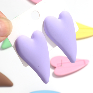 ต่างหูอะ<span class=keywords><strong>ค</strong></span>ริลิ<span class=keywords><strong>ค</strong></span>/ลูไซต์รูปหัวใจ<span class=keywords><strong>ส</strong></span>ีพีชยาว เรียบหรู <span class=keywords><strong>ส</strong></span>ีมาการองทันสมัย รา<span class=keywords><strong>ค</strong></span>าโรงงานขายส่ง เหมาะสำหรับงานปา<span class=keywords><strong>ร์</strong></span>ตี้ ใส่ได้ทั้งผู้หญิงและผู้ชาย - Product Image 3