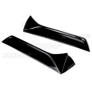 2 Piezas Alerón Lateral Trasero Negro Brillante para Coche Seat Leon 5F FR MK3 MK3.5 2013-2021, Estilo Canards Divisores para Automóvil - Product Image 3