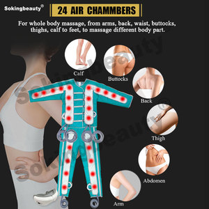 Máquina de Masaje de Drenaje Linfático por Presoterapia de Infrarrojos Lejanos, con 24 Cámaras de Presión de Aire <span class=keywords><strong>para</strong></span> <span class=keywords><strong>Piernas</strong></span> y Abdomen, <span class=keywords><strong>la</strong></span> Más Vendida - Product Image 5