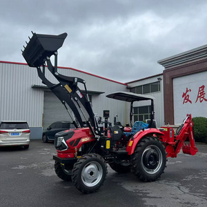 รถแทรกเตอร์อเนกประสงค์ดีเซลขับเคลื่อน 4 ล้อ 4x4 พร้อมเครื่องยนต์ EPA  แบบมีที่ตักดินและหลังขุด - Product Image 1