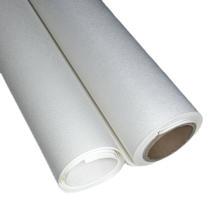 Fire-retardant High-quality Printable <strong>White</strong> Texture <strong>Wall</strong> <strong>Paper</strong> Non Woven Coated <strong>Wall</strong> Fabric for Inkjet Printing