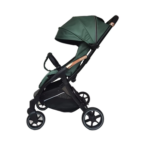 Cochecito plegable de dos asientos de un toque, ruedas amortiguadoras de aleación de aluminio para niños de 0 a 36 <span class=keywords><strong>meses</strong></span>, diseño de coche tipo empuje - Product Image 2