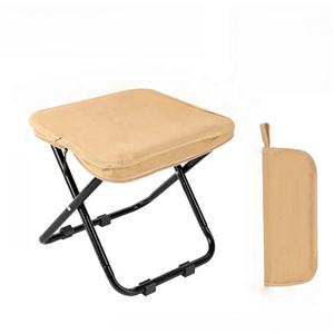Silla plegable para acampar al aire libre, taburete multifuncional, taburete de pesca ultraligero, bolso de ocio portátil, silla, muebles de exterior - Product Image 3