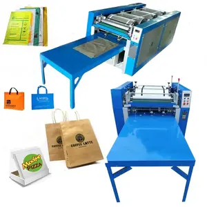 1-5 색 플라스틱 피자 상자 인쇄 프레스 기계 황마 쌀 Pp 부직포 골판지 봉투 플렉소 프린터 인쇄기