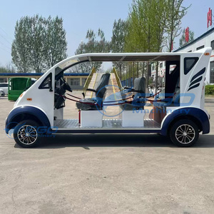 Mini Vehículo Eléctrico de Patrulla, Modelo Cerrado de 3 Filas, Vehículo de Nueva Energía Metálico, Carritos de Golf de Acero, Venta de Coches Scout Baratos - Product Image 2