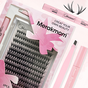 Dài Kéo Dài <span class=keywords><strong>7</strong></span>-10 Ngày Tự Làm Lash Trái Phiếu Và Niêm Phong C D Curl Cụm Phân Khúc Lash Cắt Chồn Tự Làm Lash Mở Rộng Kit - Product Image 1