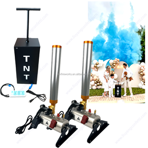 Mesin Semprot Konfeti Serbuk Listrik untuk Pesta Pengungkapan Jenis Kelamin Bayi, Pesta Holi, Pernikahan, Wisuda, dengan Remote Control 110V AS - Product Image 2