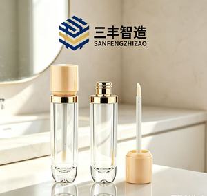 Popular Design 6ml Empty Frost Lip Gloss <b>Bottles</b> Customized Lip Oil Tubes Cosmetic Packaging Container - Product Image 2
