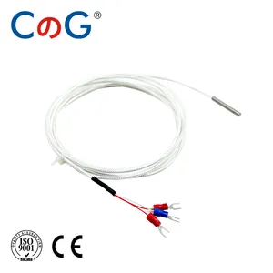 WZP-035 PT100 Probe 5*35 Mm Kabel 1-20 M Platina Thermische Weerstand Rtd Corrosie Waterdichte Antiseptische Temperatuur sensor