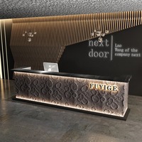 Comptoir de réception, salon de beauté, salon de coiffure, caissier, comptoir de réception, comptoir de paiement, simple, moderne, hôtel, petit bar, minimaliste, 40KG