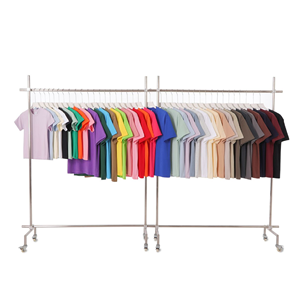 T-shirt en coton épais uni personnalisé, impression de logo personnalisée, col rond, t-shirt uni surdimensionné, 100% coton, 240 g/m² - Product Image 1