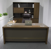 Bureau de direction modulaire extensible en L de luxe, convertible, avec panneaux modernes, en bois, pour usage commercial