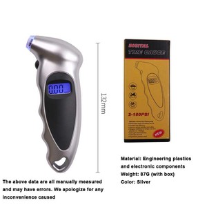 150 PSI kỹ thuật số đo áp suất lốp cho xe ô tô xe tải & xe đạp <span class=keywords><strong>4</strong></span>-thiết lập với màn hình <span class=keywords><strong>LCD</strong></span> hiển thị - Product Image 4