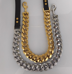 <span class=keywords><strong>Collare</strong></span> per cani Bully in acciaio inossidabile placcato in oro 18 carati grande guinzaglio per <span class=keywords><strong>collo</strong></span> di cane Pitbull catena 32MM chiusura a scatola forte - Product Image 5