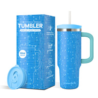 Gourde Isotherme Écologique en Acier Inoxydable 30 oz avec Paille Rabattable pour Boissons Sportives