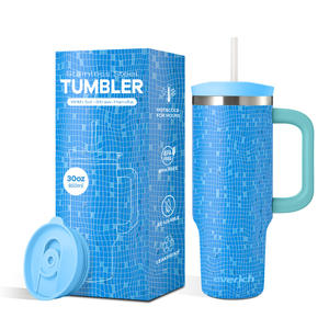 环保不锈钢不倒翁30盎司古德等温线运动翻转吸管绝缘水瓶 - Product Image 3