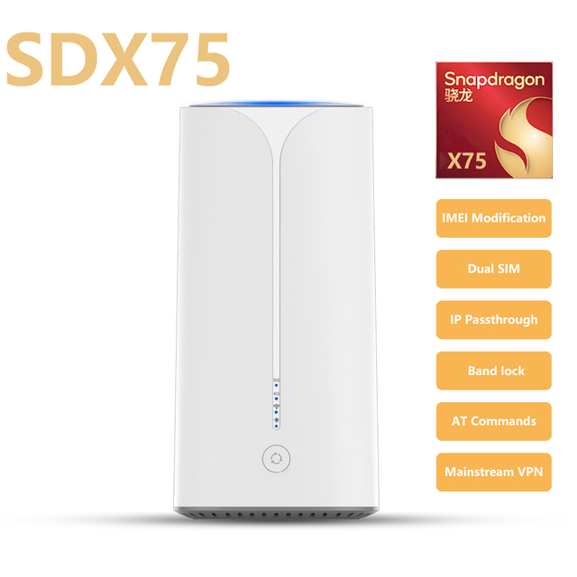 SDX75 MISECTEL M01K43 Ultra AX3000 4G 5G Router WiFi 6 NR NSA MmWave Change IMEI Band Lock VPN SIM Card Mesh 5G Sim Router
