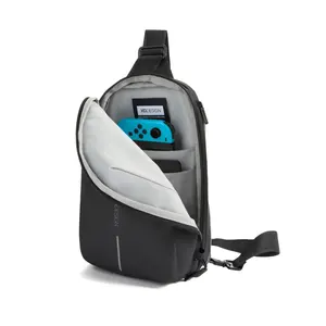 Correa de hombro urbana reciclada, merchandising sostenible - Product Image 5