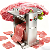 Machine à trancher la viande électrique professionnelle haute puissance, équipement de déchiquetage et de découpe du poulet, machine à trancher le bœuf