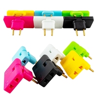 Convertisseur ue à fiche rotative, vente en gros, Extension de 180 degrés, Mini adaptateur de sortie sans fil, pratique