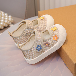 Wholesale Children's <strong>Canvas</strong> <strong>Shoes</strong> Baby Casual Walking <strong>Shoes</strong> Non-slip <strong>Girls'</strong> Cloth <strong>Shoes</strong> - Product Image 2