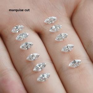 Starsgem 1.4x2.8mm-4.5x9มม. CVD Marquise CUT Lab เพชรที่ปลูกในห้องปฏิบัติการสำหรับเครื่องประดับ - Product Image 2