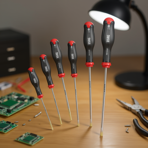 Juego de destornilladores de precisión de 5 piezas Phillips y de cabeza plana para electrónica y reparaciones generales - Product Image 3