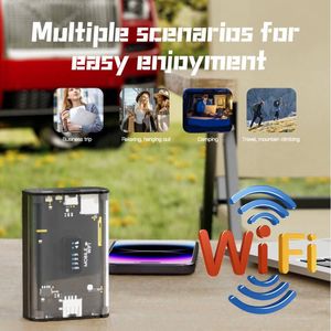 Power Bank Function KuWFi Outdoor Pocket Wifi Router 5200mAh Portable 4g Modem Mobile Hotspot Router For Travel