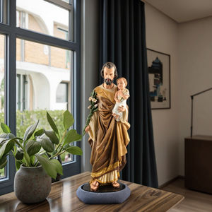 Stock Statues Religieuses Catholiques Résine Porcelaine Notre <span class=keywords><strong>Père</strong></span> Chrétien <span class=keywords><strong>Saint</strong></span> Joseph Jésus Statue Artisanat Religieux - Product Image 2