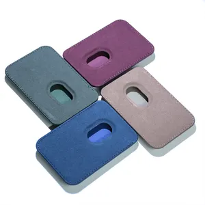 DL New Arrivals Scratch Resistant Cell Phone Leather Magnetic Business For Magsafe Finewoven Wallet 3 In 1 For Iphone Case