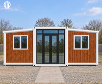 Maison préfabriquée de luxe moderne de 20 pieds, maison conteneur extensible, logement annexe, bureau de jardin, maison modulaire préfabriquée pour habitation