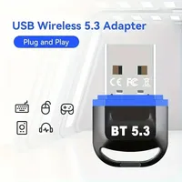 Adaptador USB Bluetooth 5.3 BT5.1 para Altavoz Inalámbrico, Audio, Ratón, Dongle, Adaptador USB, Receptor Transmisor Bluetooth 5.0
