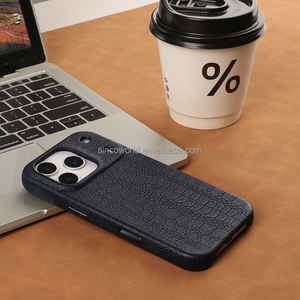 फोन के लिए असली चमड़े के फोन मामले में असली चमड़े के फोन मामले में चुंबकीय फोन केस 15 16 17 प्रो मैक्स केस - Product Image 1