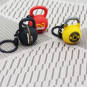 Porte-clés Boussole de Haute Qualité en Alliage de Zinc et Caoutchouc 3D, Impression Letterpress DIY, pour Compétition de Kettlebell, Gym et Sport - Product Image 2