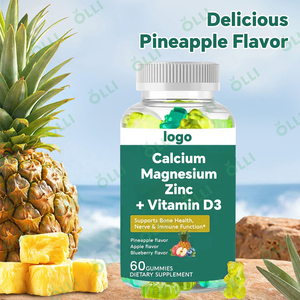 Gomitas Masticables de Marca Privada OLLI OEM, Complejo Vegano de Magnesio Glicinato, Calcio, Potasio, Vitamina D3, Suplemento para el Cuidado de la Salud - Product Image 5