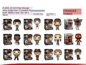 Nueva Caja Sorpresa POP de <span class=keywords><strong>Stranger</strong></span> <span class=keywords><strong>Things</strong></span> 12, <span class=keywords><strong>Serie</strong></span> Mixta de Muñecos de Dibujos Animados, Figura de Steve, Modelo de Flor Comedora de Hombres - Product Image 4