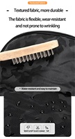 Sac à dos de voyage pour ordinateur portable 14 pouces, léger, avec renfort triangulaire texturé, résistant à l'eau, interface USB et sangle de fixation pour bagages
