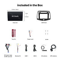 Autoradio Android 2K Youducar pour Elantra XD/HD 2004-2012 avec lecteur multimédia, navigation et CarPlay, garantie 1 an