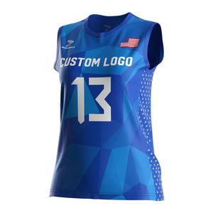 Ropa Deportiva Sublimada de Moda para Fisicoculturismo, Camiseta de Voleibol Sublimada, Ropa Deportiva para Mujer, Jersey de Voleibol - Product Image 1