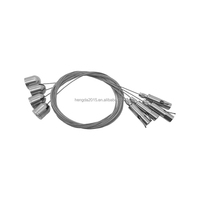 Suspension de plafond personnalisée directe d'usine câble en acier inoxydable en plastique Anti-éblouissement contemporain 4100K suspendu blanc neutre