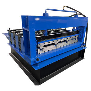 Kunden spezifische Farbe Dach Stahlplatte Bogen gebogen Metall fliesen Form maschine Dach platte Hersteller Herstellung Maschine zum Verkauf - Product Image 2