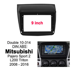 จังหวะ <span class=keywords><strong>Mitsubishi</strong></span> Pajero แผงหน้าปัดสปอร์ต2008-2016 DVD สเตอริโอวิทยุกรอบแผงหน้าปัดขนาด9นิ้วอุปกรณ์ตกแต่งภายในรถยนต์ - Product Image 5