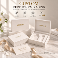 Boîte cadeau rigide de luxe avec logo personnalisé et insert sur mesure pour l'emballage de parfums, bougies et senteurs d'intérieur