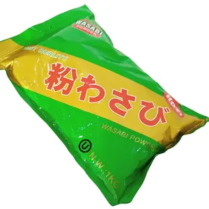 Hot selling Halal Japanese Sushi Food bulk Wasabi Powder 1 kg bag with factory price